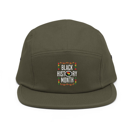 [ID: 92-G220] Black History Month - African American Culture 5 Panel Cap
