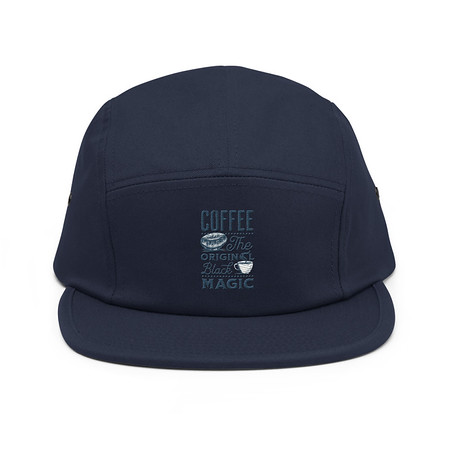 [ID: 92-G227] Black Magic Coffee - Simple Cup 5 Panel Cap