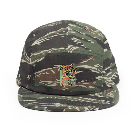 [ID: 92-G256] Born 2 Skate - Retro Skeleton 5 Panel Cap