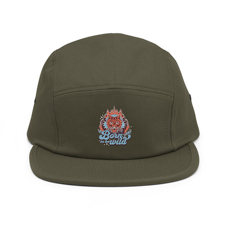 [ID: 92-G263] Born to be Wild - Tiger 5 Panel Cap