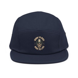 Born to Ride, Ride to Live 5 Panel Cap