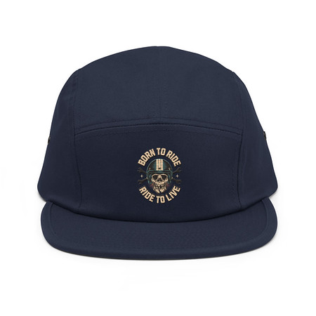[ID: 92-G269] Born to Ride, Ride to Live 5 Panel Cap