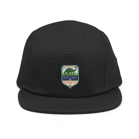 [ID: 92-G288] Brontosaurus Conservation Society 5 Panel Cap