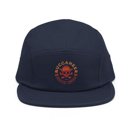 [ID: 92-G293] Buccaneer Club - Pirate Skull 5 Panel Cap