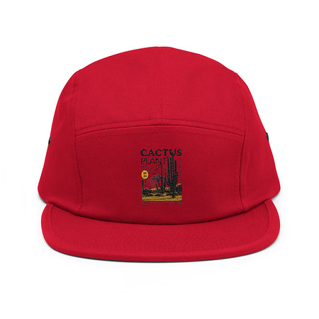 [ID: 92-G304] Cacus Plant - Desert 5 Panel Cap