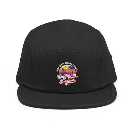 [ID: 92-G316] California Dreamin - Beach & Surf 5 Panel Cap
