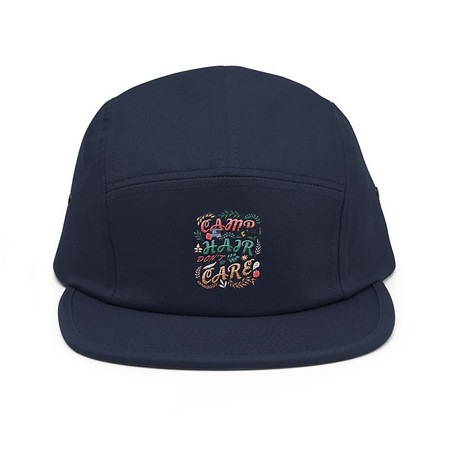 [ID: 92-G321] Camp Hair Don't Care 5 Panel Cap