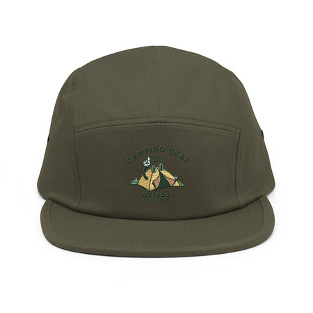 [ID: 92-G326] Camping Gear 5 Panel Cap