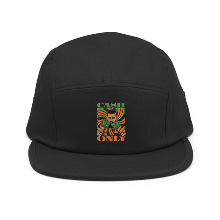 [ID: 92-G335] Cash Only - Streetwear 5 Panel Cap