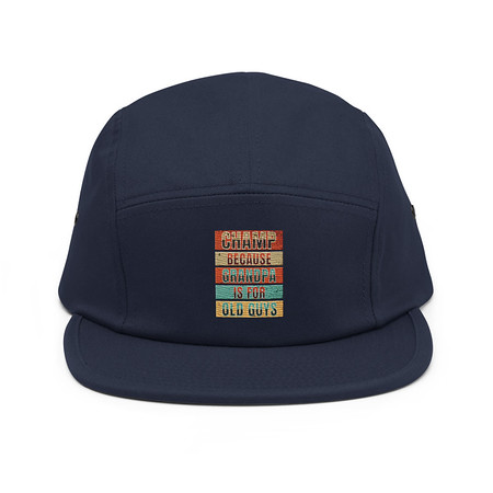 [ID: 92-G355] Champ Because Grandpa Is For Old Guys 5 Panel Cap