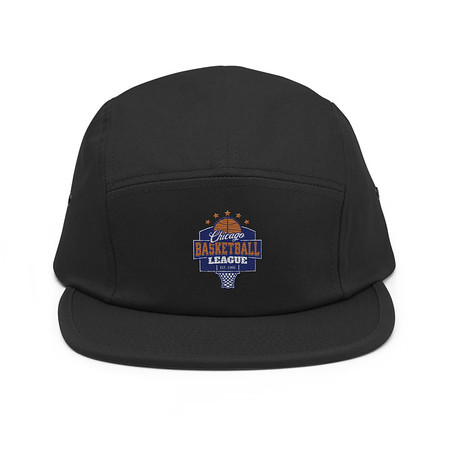 [ID: 92-G363] Chicago Basketball League - Athlectic Sports 5 Panel Cap