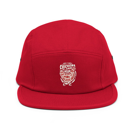[ID: 92-G365] Chickens Are Awesome - Butcher Cuts 5 Panel Cap