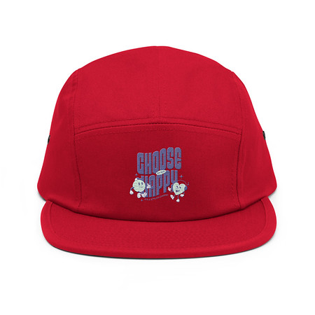 [ID: 92-G369] Choose Happy (2) 5 Panel Cap