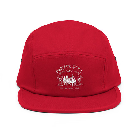 [ID: 92-G377] Christmas Tree Farm 5 Panel Cap