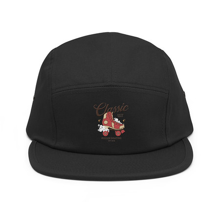 [ID: 92-G384] Classic Roller Skating - Sports Apparel 5 Panel Cap