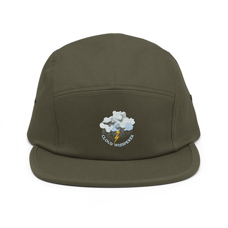 [ID: 92-G387] Cloud Whisperer - Rainy Weather 5 Panel Cap