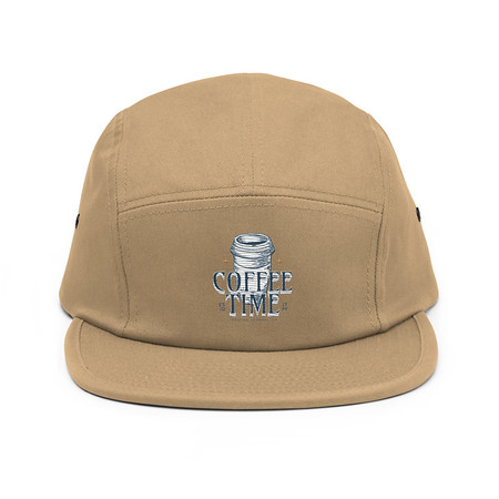 [ID: 92-G404] Coffee Time 5 Panel Cap