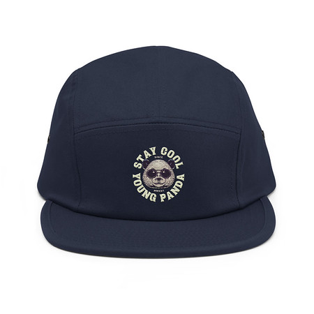 [ID: 92-G416] Cool Panda with Sunglasses -  5 Panel Cap