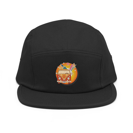 [ID: 92-G429] Crafted in Kittl 5 Panel Cap