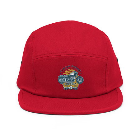 [ID: 92-G443] Custom Garage - Motorcycle 5 Panel Cap