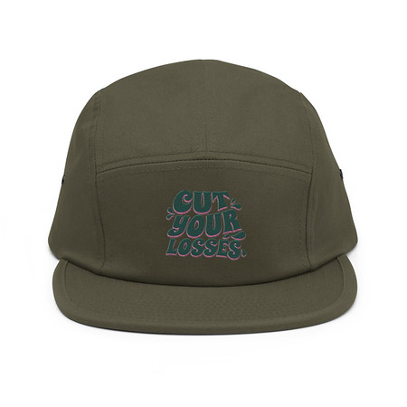 [ID: 92-G448] Cut your Losses 5 Panel Cap