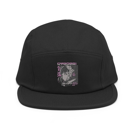 [ID: 92-G459] Cyborg - Y2k Style 5 Panel Cap