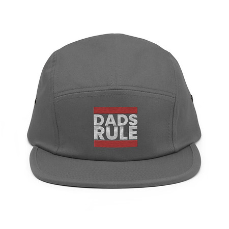[ID: 92-G462] Dads Rule (1) 5 Panel Cap
