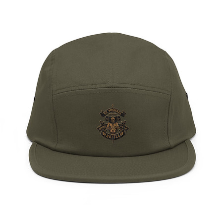[ID: 92-G484] Defend us in battle - Knight with sword 5 Panel Cap