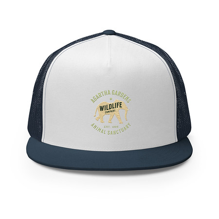 [ID: 100-G33] Agartha Gardens Wildlife - Animal Sanctuary 5 Panel Trucker Cap