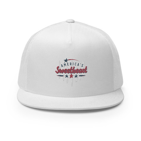 [ID: 100-G62] America's Sweetheart 5 Panel Trucker Cap