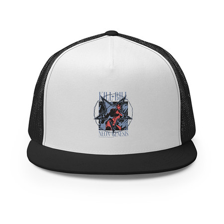 [ID: 100-G90] Anime Vintage 5 Panel Trucker Cap