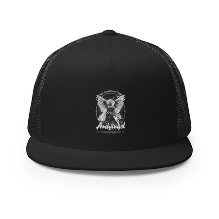 [ID: 100-G99] Archangel 5 Panel Trucker Cap