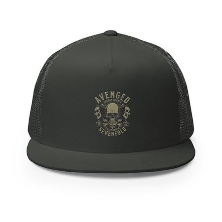 [ID: 100-G117] AVENGED SEVENFOLD 5 Panel Trucker Cap