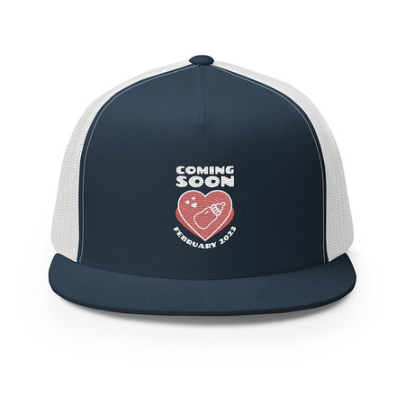 [ID: 100-G121] Baby Announcement - Feeding Bottle 5 Panel Trucker Cap