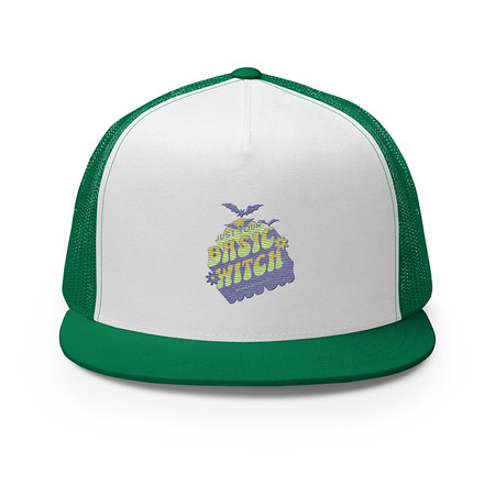[ID: 100-G146] Basic Witch - Halloween 5 Panel Trucker Cap