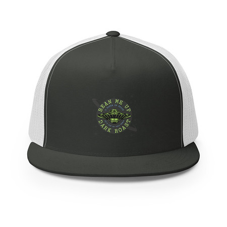 [ID: 100-G170] Bean Me Up 5 Panel Trucker Cap
