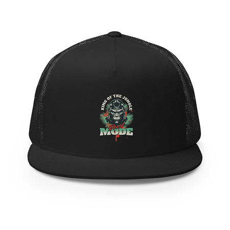 [ID: 100-G171] Beast Mode 5 Panel Trucker Cap