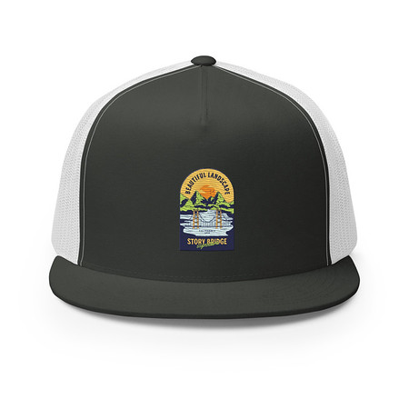 [ID: 100-G172] Beautiful Landscape - Outdoor 5 Panel Trucker Cap