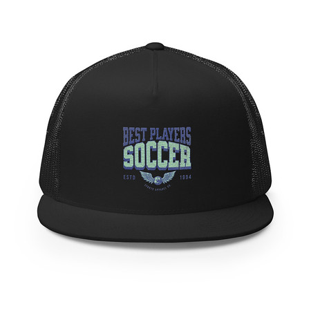 [ID: 100-G190] Best Players Soccer 5 Panel Trucker Cap