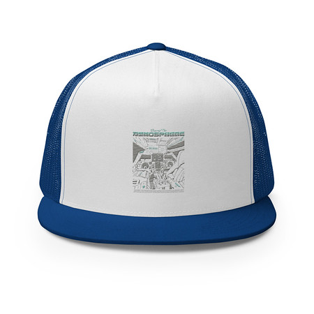 [ID: 100-G199] Beyond The Atmosphere 5 Panel Trucker Cap