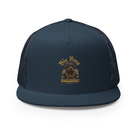 [ID: 100-G201] Big Boss Kennels 5 Panel Trucker Cap