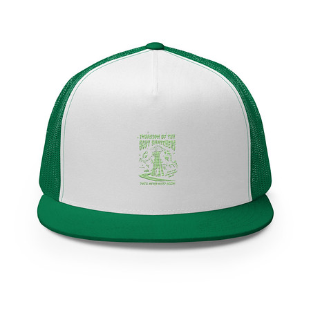 [ID: 100-G247] Body Snatchers - UFO Invasion 5 Panel Trucker Cap