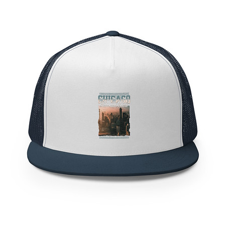 [ID: 100-G257] Born and Raised 5 Panel Trucker Cap