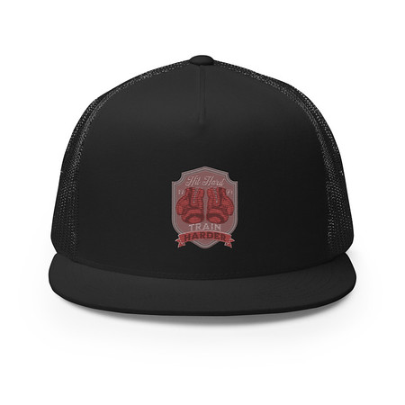 [ID: 100-G278] Boxing Training 5 Panel Trucker Cap
