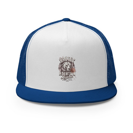 [ID: 100-G292] Brutus Mountain Legend 5 Panel Trucker Cap