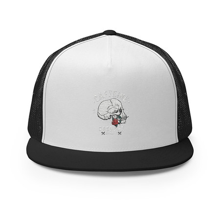 [ID: 100-G309] CAFFEINE GASOLINE 5 Panel Trucker Cap