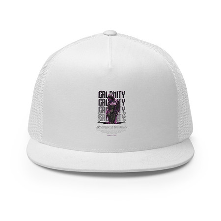 [ID: 100-G310] Calamity Streetwear 5 Panel Trucker Cap