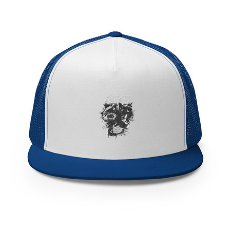[ID: 100-G349] Cats 5 Panel Trucker Cap