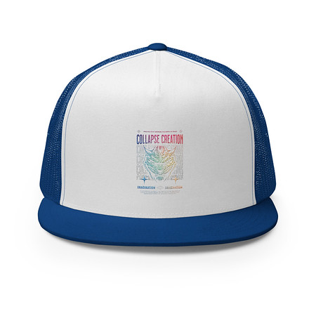 [ID: 100-G406] Collapse Creation 5 Panel Trucker Cap
