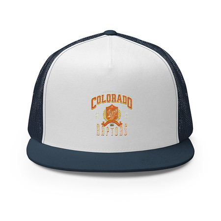 [ID: 100-G407] Colorado Raptors - Rugby Sports Team 5 Panel Trucker Cap